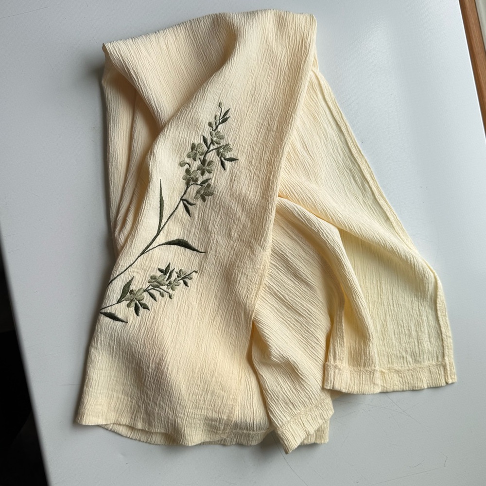 Stringbean Light Yellow Textured Skirt